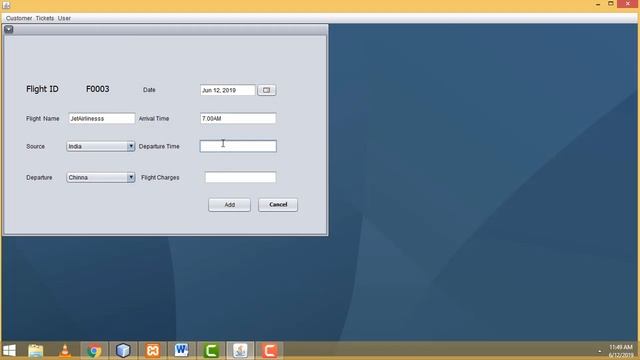 Airline Ticket Reservation System in Java смотреть онлайн