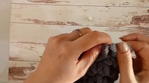 Пуфик своими руками с обвязкой из Ализе Пуффи