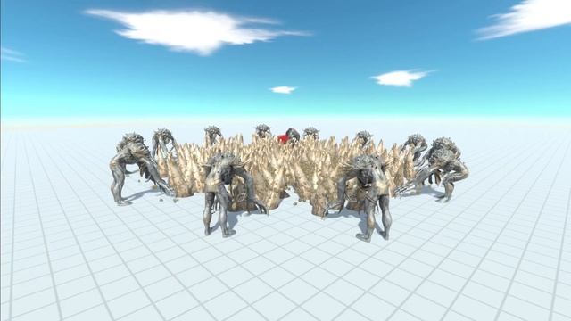 CIRCLE ATTACK !!! ~~ " 12 SCOURGES "~~ VS EVERY UNIT!－Animal Revolt Battle Simulator смотреть онлайн