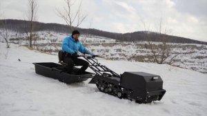 Мотособака электрическая Sniejik буксировщик для охоты