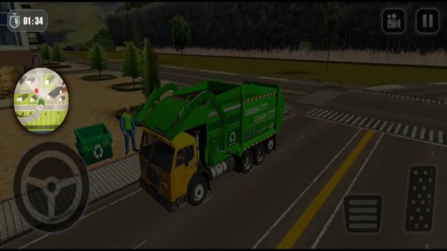 Trash Dump Truck Driver 2021 - Realistic City Garbage Transporter Simulator - Android Gameplay смотреть онлайн