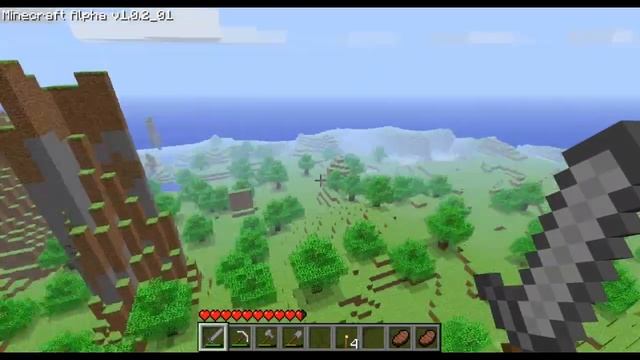 КРАСИВЫЕ ВИДЫ в МАЙНКРАФТ АЛЬФА ▻ Minecraft Alpha #2 | 1.0.2_01 смотреть онлайн