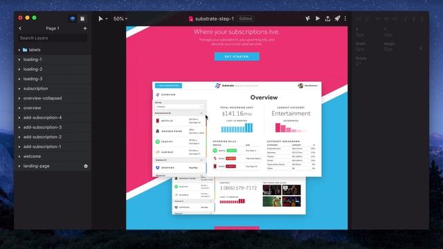 Creating a basic animated prototype (InVision Studio tutorial, 2 of 12) смотреть онлайн