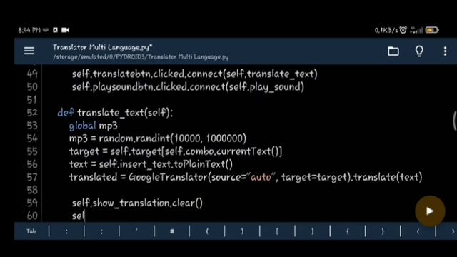 Pembuatan Translator Multi Bahasa (3x speed) - Pydroid3 смотреть онлайн