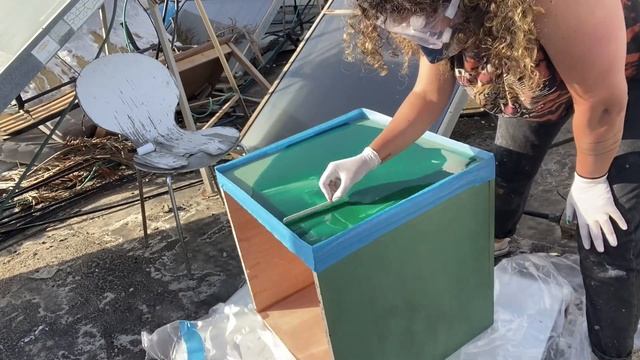 DIY CANDY CUBE TABLE FOR 90$ // Sabine Marcelis resin coffee table смотреть онлайн