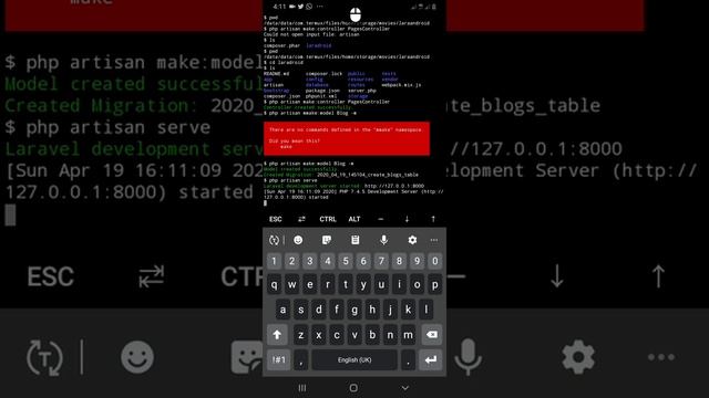 CONTINUATION OF HOW TO RUN LARAVEL ON ANDROID. смотреть онлайн