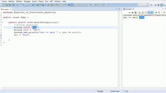 Java tutorial polski - 23 - String interning смотреть онлайн