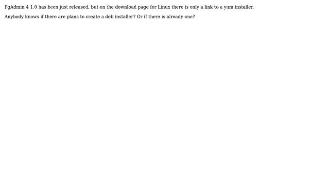 Databases: PgAdmin 4 installation on Debian/Ubuntu смотреть онлайн