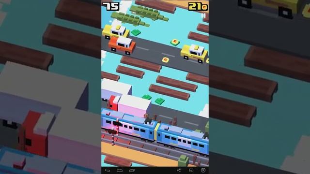 Crossy road #1 "Как открыть медведя упадуна?" смотреть онлайн