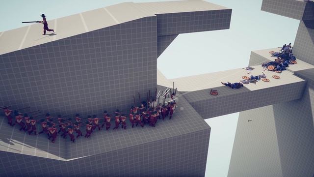 MUSKETEERS vs ARMIES - Totally Accurate Battle Simulator TABS смотреть онлайн