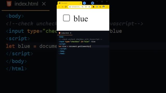 Javascript: How to check uncheck checkbox смотреть онлайн
