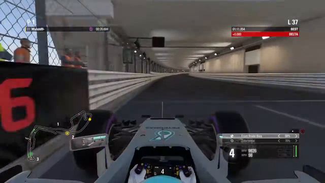 F1 2016 - Monaco TT Hotlap - 1:11.636 (No Assists) смотреть онлайн
