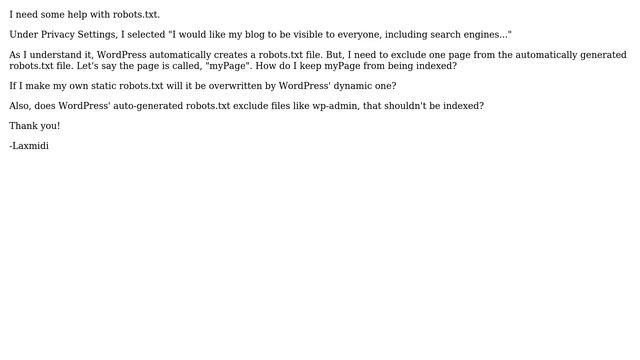 Wordpress: Questions about Robots.txt смотреть онлайн