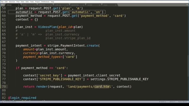 Stripe Payments with Django смотреть онлайн