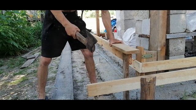 Делаю цоколь на фундамент своими руками. Завершение фундамента у мамы в доме. Анти Город 2.3 смотреть онлайн