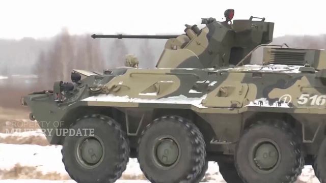 Btr 82A Russian 8×8 Wheeled Amphibious Armoured Personnel Carrier