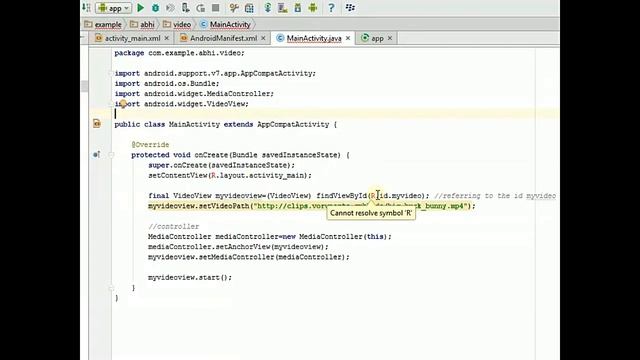 Cannot Resolve R Symbol Android Studio смотреть онлайн