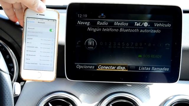 Conexion Bluetooth Mercedes Benz en Español смотреть онлайн
