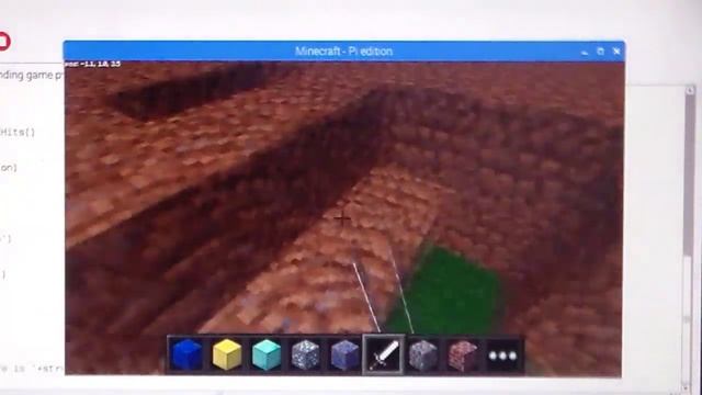 Minecraft Pi Python Smashing Blocks Adding Starting Block and Try Again Block смотреть онлайн