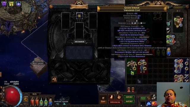 POE 3.18 - Armor Recombinators - 'Life As ES, Incursion Life, Suppression' Chest - Path Of Exile смотреть онлайн