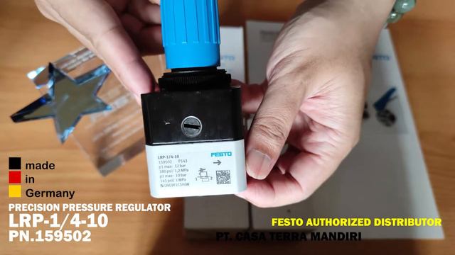 FESTO PRECISION PRESSURE REGULATOR LRP-1/4-10 PN.159502 смотреть онлайн