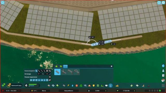 Cities Skylines II: Как построить остров с пляжем. смотреть онлайн