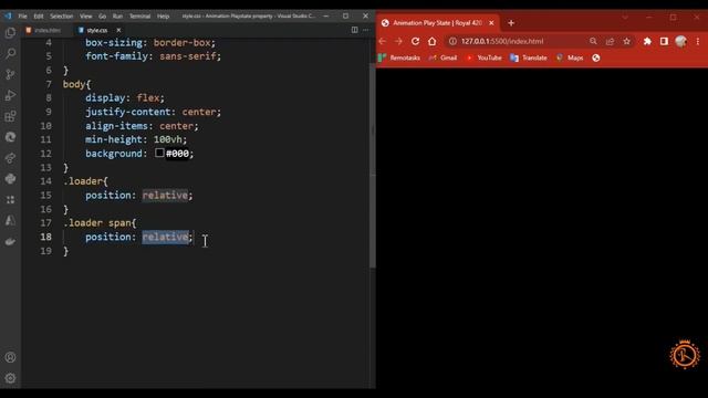 CSS Animation Play State Property смотреть онлайн