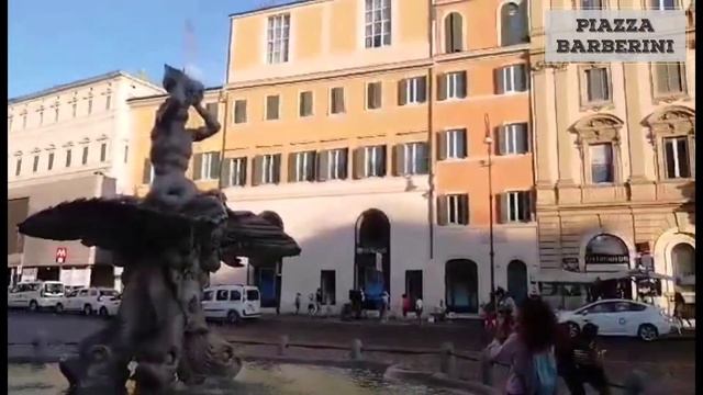 PIAZZA BARBERINI Rome Italy #Barberini #RomeItaly смотреть онлайн