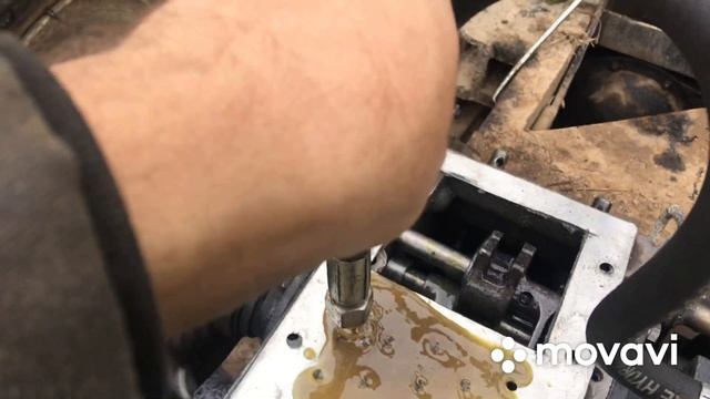 Устраняем масляное голодание в коробке для дальнейших работ!!! смотреть онлайн