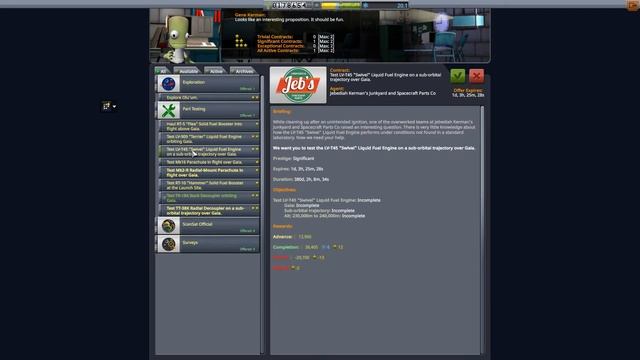 KSP 1 3 карьера с модами 2 полет по Гейе на ракете