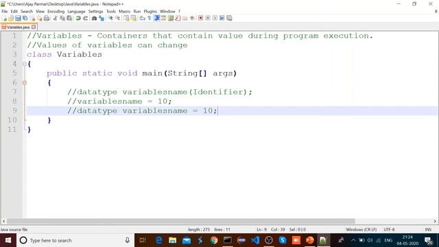 Java Tutorial - Session - 7 Variables in Java | What are variables in java? смотреть онлайн