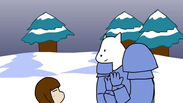 Frisk vs Greater dog - undertale animation смотреть онлайн