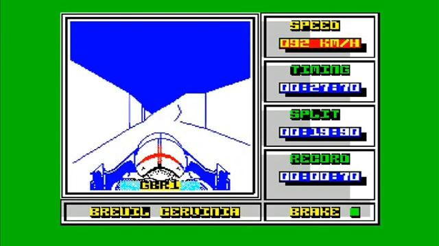 Bobsleigh ZX Spectrum 48/128K Challenge, My attempts. смотреть онлайн