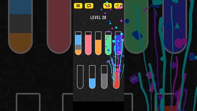 Water Sort Puzzle Уровень 26-30 Прохождение смотреть онлайн
