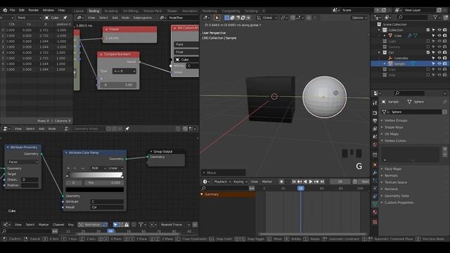 [Noding] Collision Detection in blender geometry nodes & animation nodes смотреть онлайн