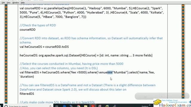Spark SQL Hands On Exercise смотреть онлайн