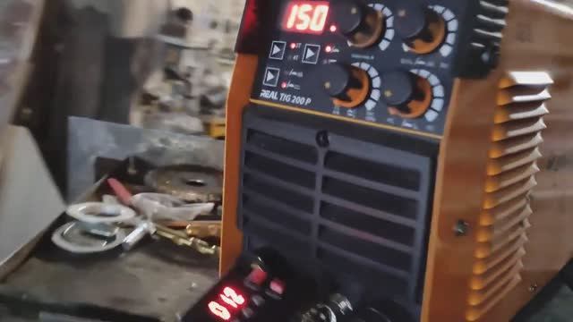 Тиг контроллер. Cold welding. Сварог REAL TIG 200.mp4 смотреть онлайн