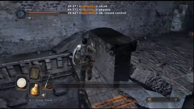 Dark Souls II NG Blind Part 17 Text commentary (Bastille Part 1) смотреть онлайн