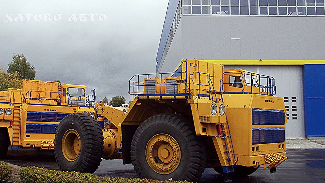 Эвакуатор для Белаза. Мощнейший БелАЗ-74306. смотреть онлайн