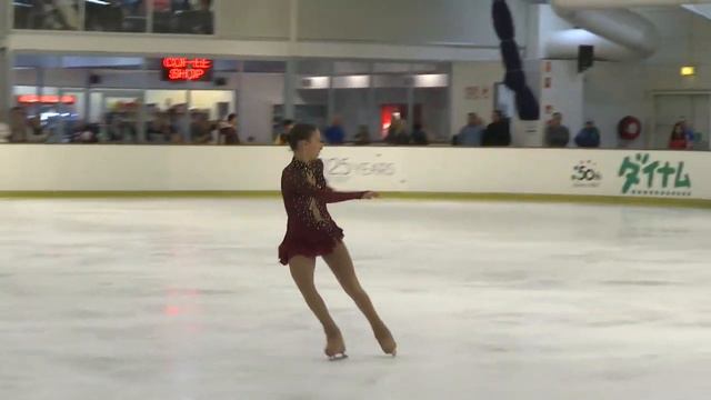 Andrea MONTESINOS CANTU MEX: Brisbane Ladies Free skating - ISU JGP 2017 смотреть онлайн