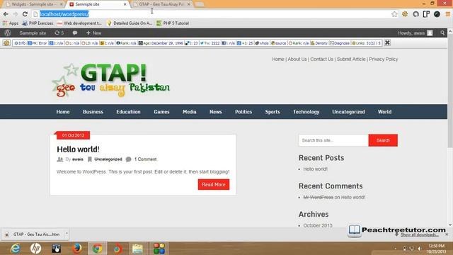 Adding Header Image and Header Menu | Wordpress Class 14.3 смотреть онлайн