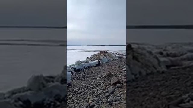 Ледоход в Игарке 21мая 2021г.