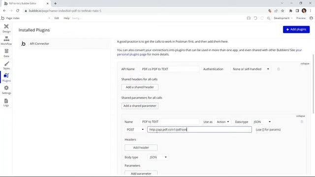 How to Extract PDF to TEXT with Bubble API Connector смотреть онлайн