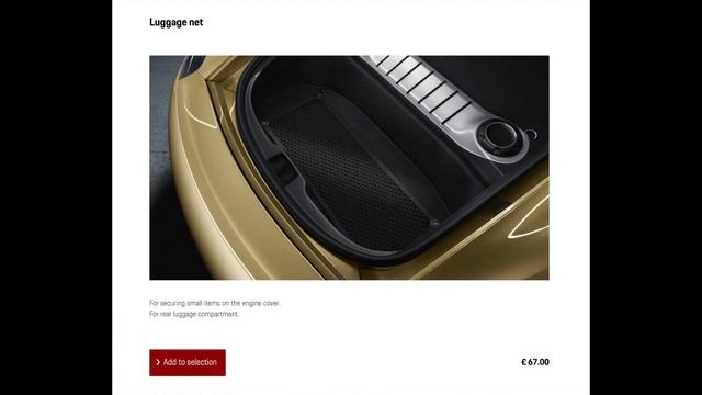 My Two Porsche Tequipments From Shop.porsche.com