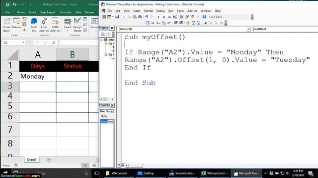 Using the Offset method to move around cells | MS Excel VBA Programming 09 смотреть онлайн