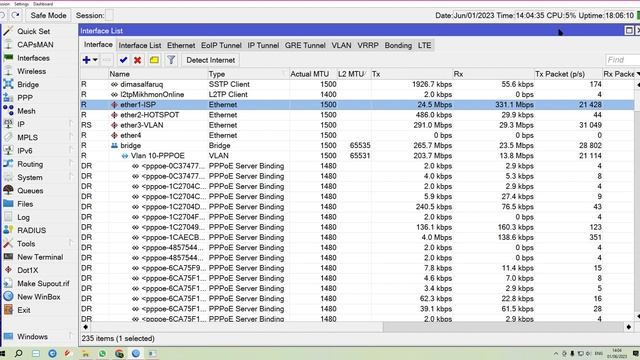 Ganti Mikrotik RB1100 ahx4 ke Mikrotik X86 смотреть онлайн