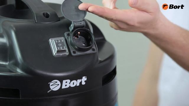 Технический пылесос BORT BSS 1335-Pro для сухой уборки, сбора жидкостей и влажной грязи смотреть онлайн