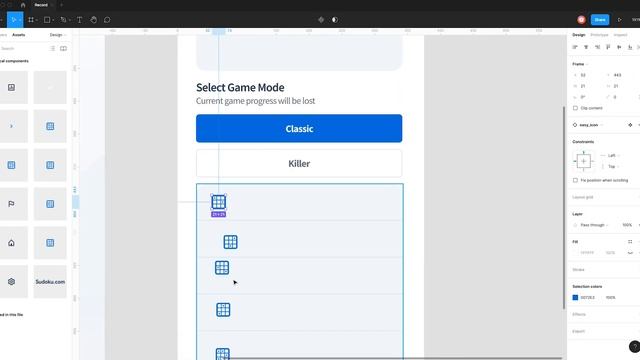 Designing the FAMOUS SUDOKU App Design in Figma - Web Design Speed Art - Tutorial смотреть онлайн