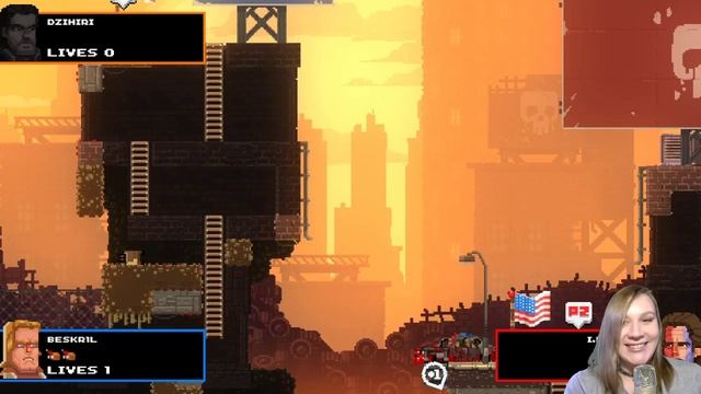 Broforce: Суровый и беспощадный кооп - часть 1