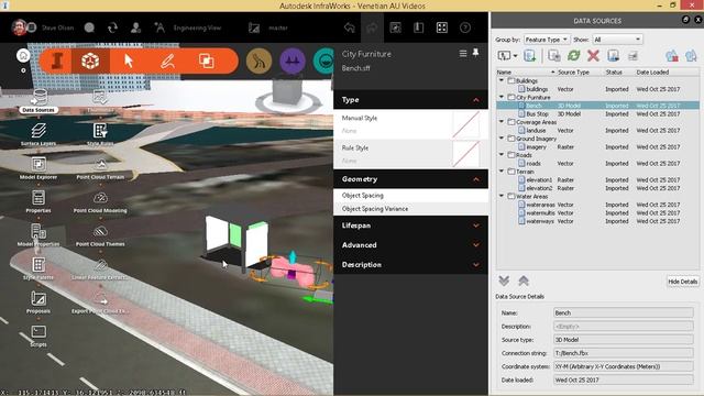 Placing FBX Files in InfraWorks смотреть онлайн